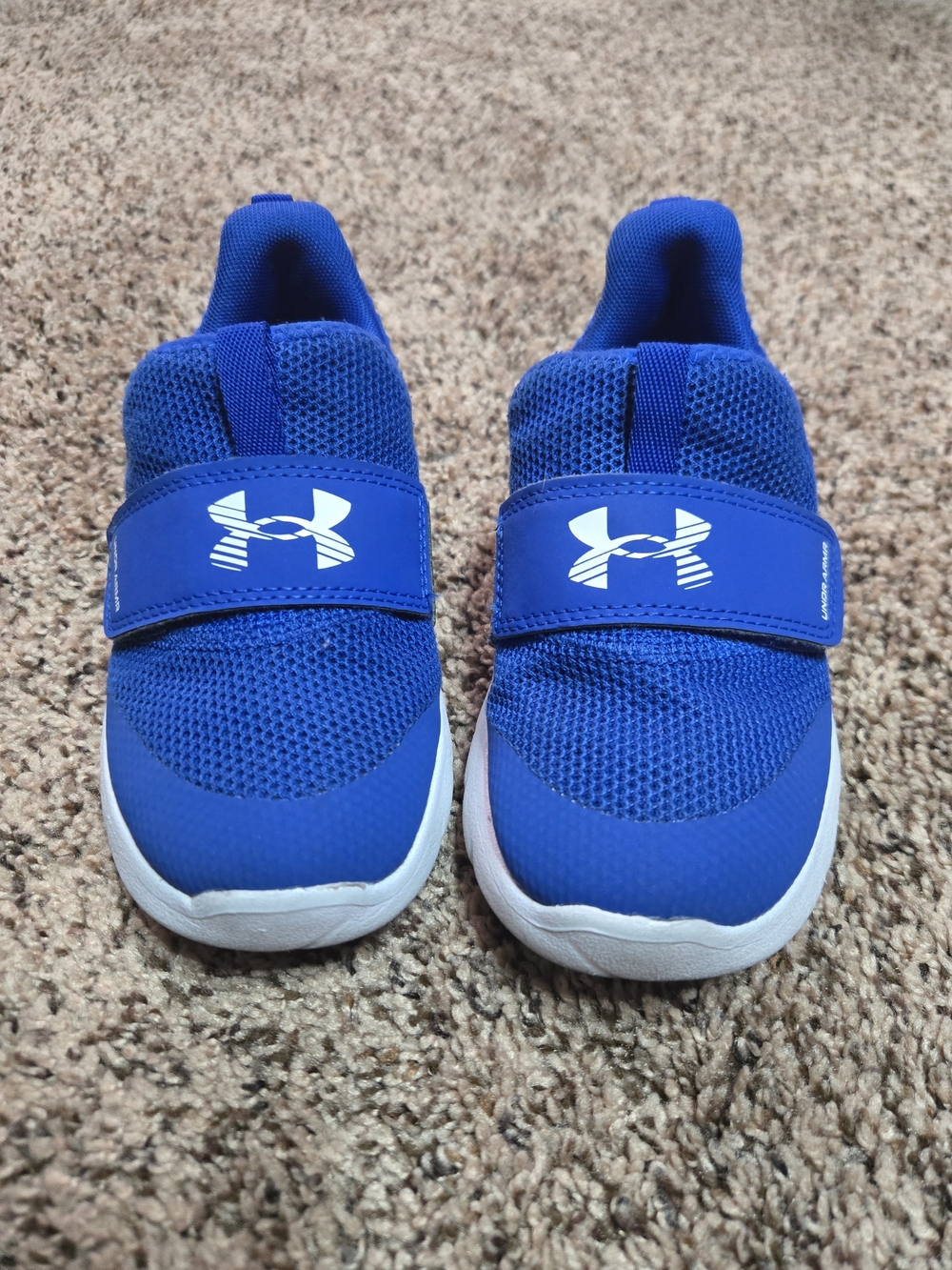 *Size 10K* Under Armour Kids Royal Blue Slip-On Mesh Sneakers
